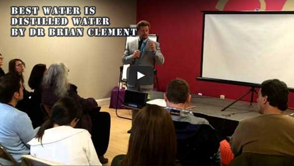 Dr. Brian Clement about distiller water