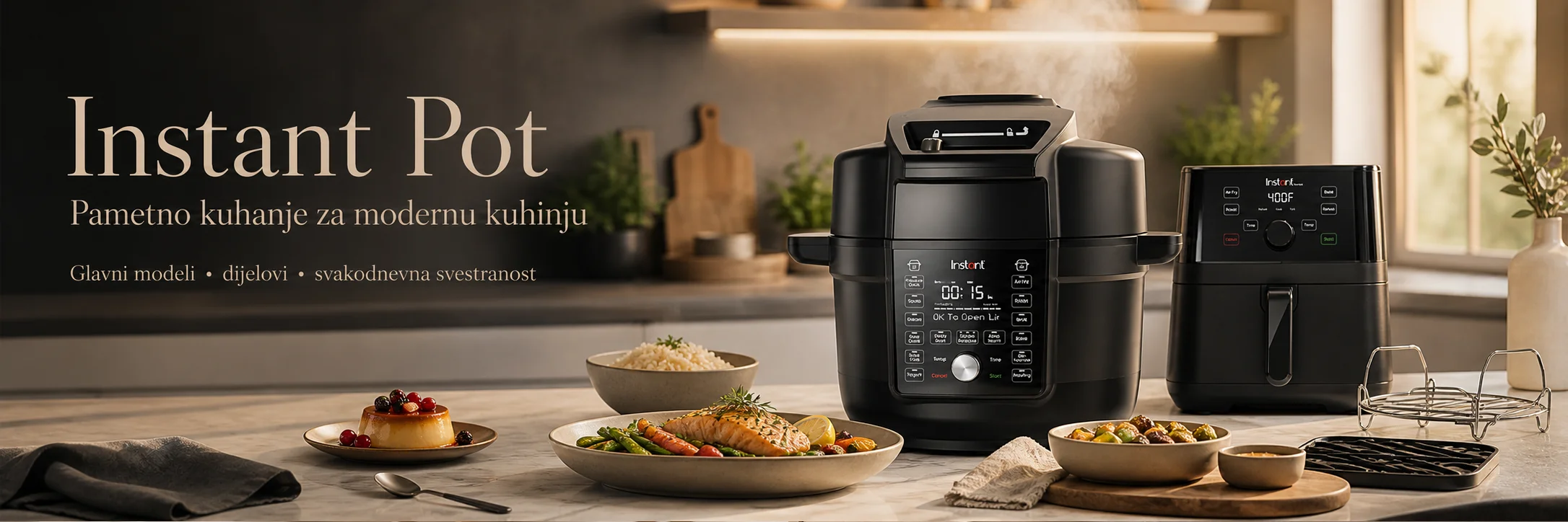 Instant Pot multicookeri, air fryeri i dodaci na LIFEENERGY Hrvatska